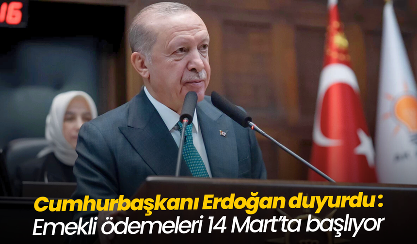 Emekli maaşı ve bayram ikramiyeleri 14 Mart'tan itibaren hesaplara yatacak