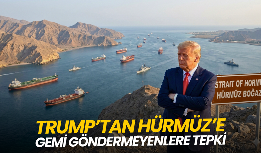 Trump’tan Hürmüz’e gemi göndermeyenlere tepki