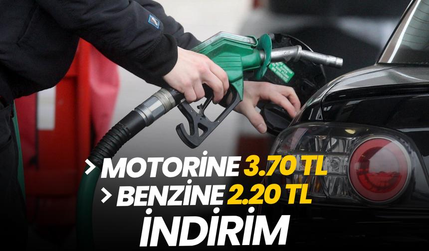 Zam sonrası akaryakıta indirim müjdesi