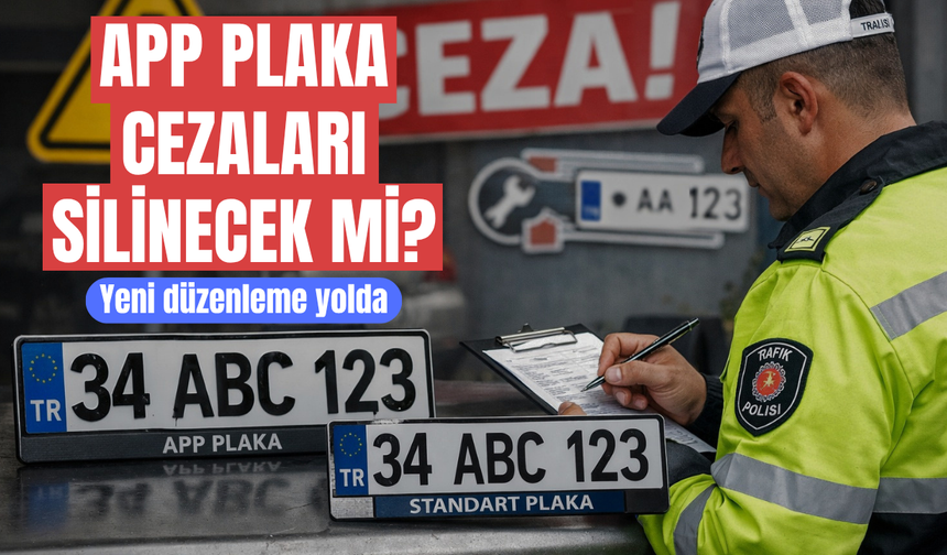 APP plaka cezaları silinecek mi? Yeni düzenleme yolda