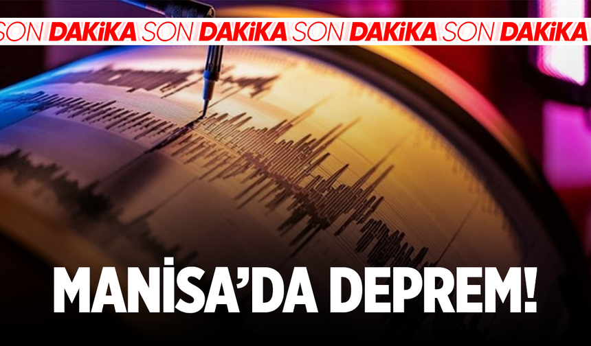 Manisa’da 3.9 Büyüklüğünde Deprem