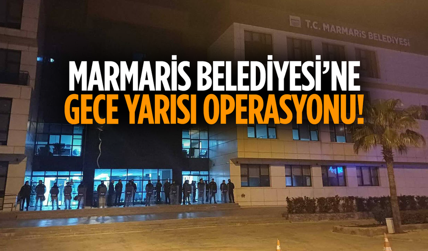 Marmaris Belediyesi’ne Rüşvet Operasyonu: 3 Gözaltı, 13 Şüpheli