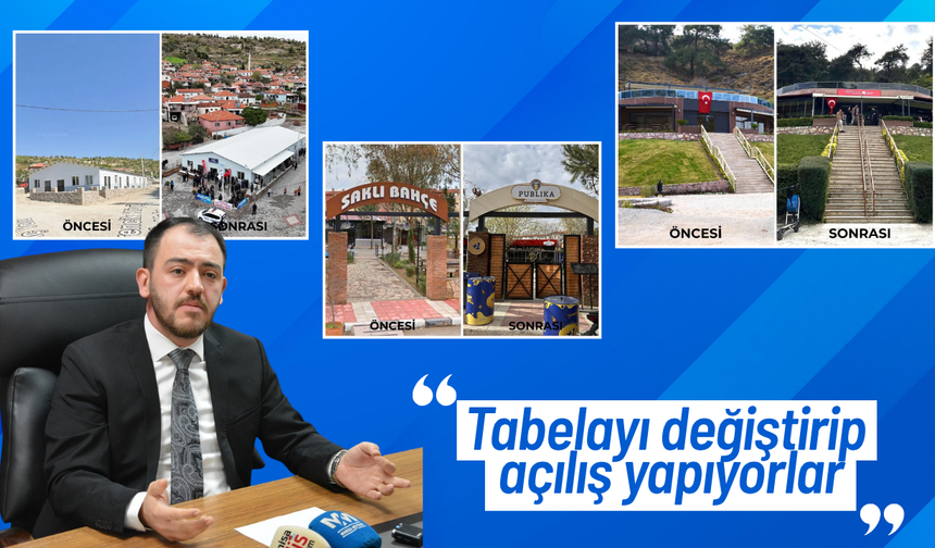 Ak Partlili İlkcan Durmaz: "Tabelayı değiştirip yeniden açılış yapıyorlar"