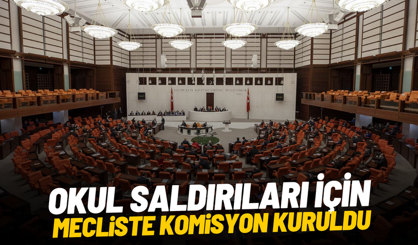 Okul saldırıları için Meclis’te komisyon kuruldu