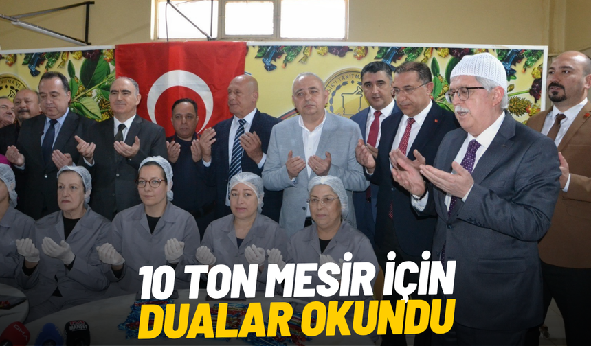 10 ton mesir için dualar okundu