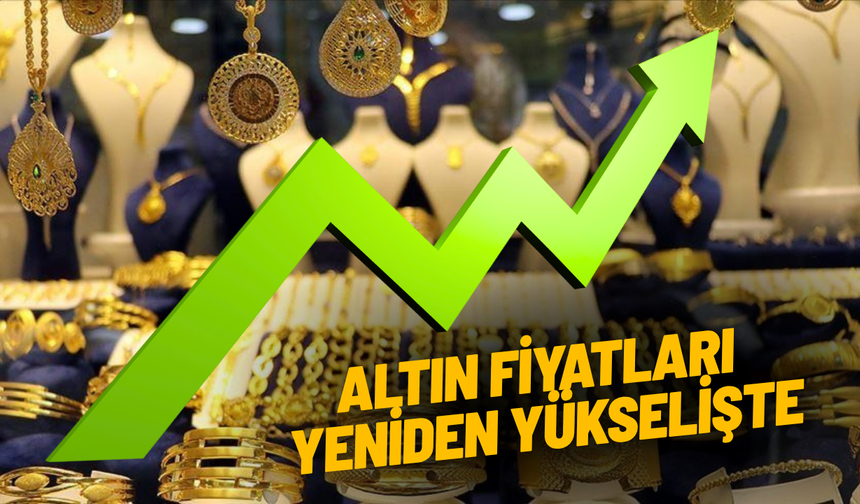 Altın fiyatları yeniden yükselişte