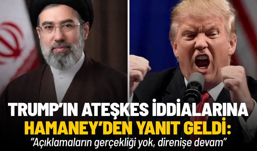 Trump'ın ateşkes iddiasına Hamaney'den yanıt