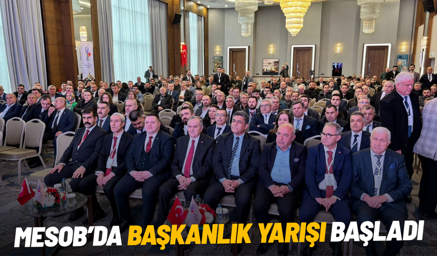MESOB’da başkanlık yarışı başladı
