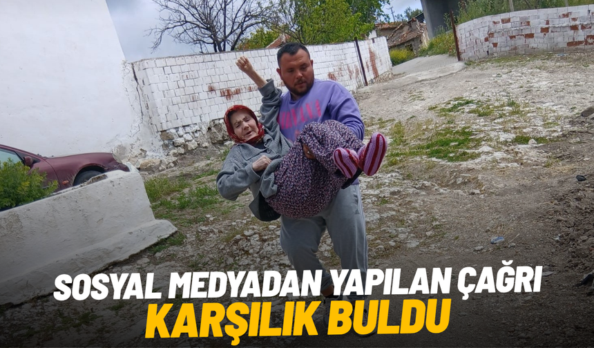 Sosyal medyadan yapılan çağrı karşılık buldu