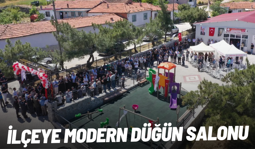 Şatırlar’a modern düğün salonu