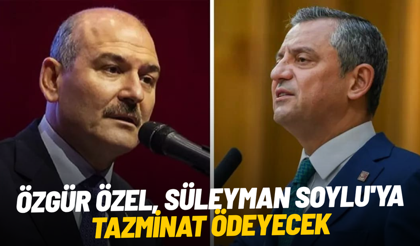 Özgür Özel, Süleyman Soylu'ya tazminat ödeyecek