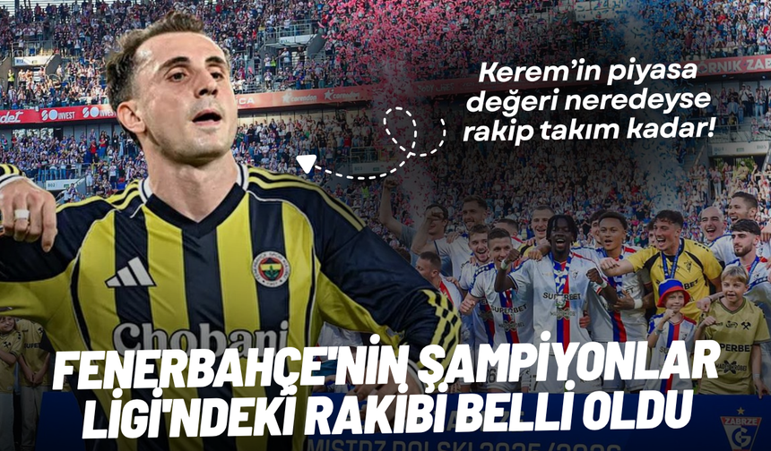 Fenerbahçe'nin Şampiyonlar Ligi'ndeki rakibi belli oldu!