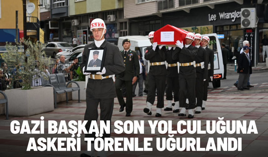 Gazi başkan son yolculuğuna askeri törenle uğurlandı