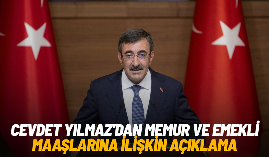 Cevdet Yılmaz'dan memur ve emekli maaşlarına ilişkin açıklama