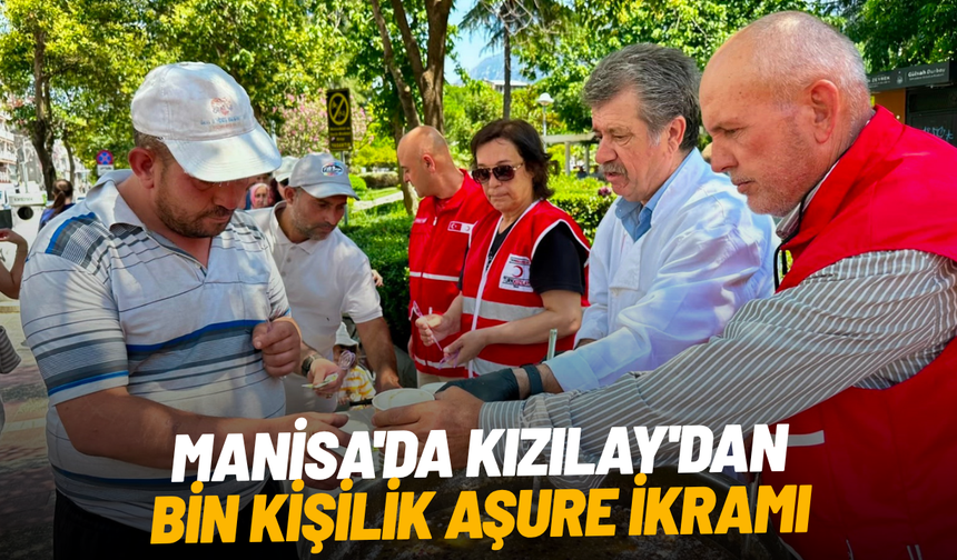 Manisa'da Kızılay'dan bin kişilik aşure ikramı
