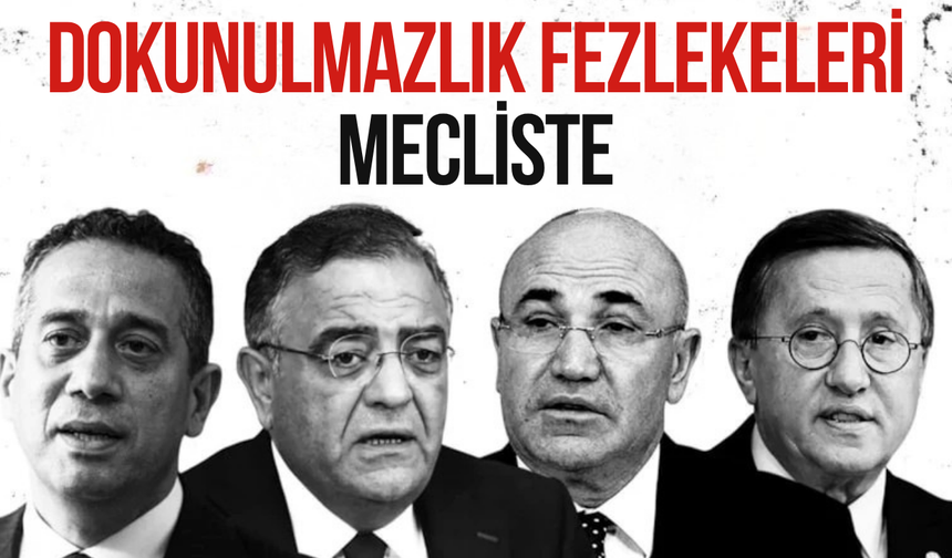 10 milletvekiline ait dokunulmazlık fezlekeleri TBMM'ye gönderildi