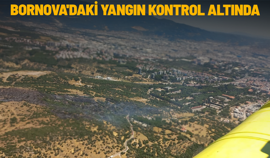 Bornova'daki yangın kontrol altında