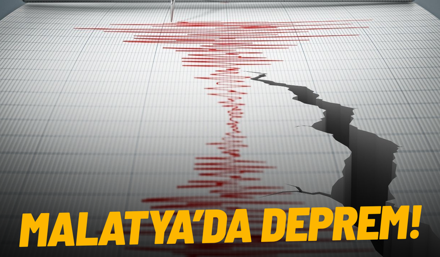 Malatya'da 4.1 büyüklüğünde deprem