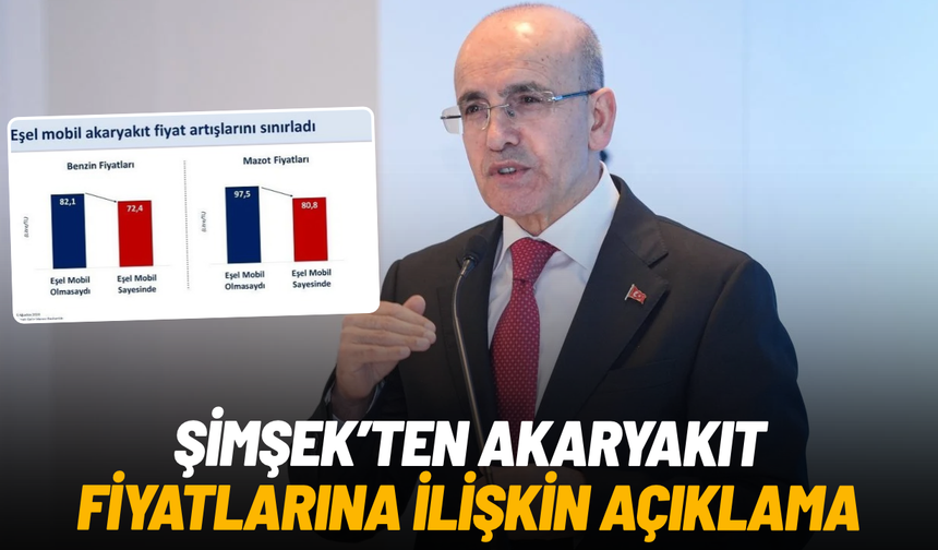 Şimşek’ten akaryakıt fiyatlarına ilişkin açıklama