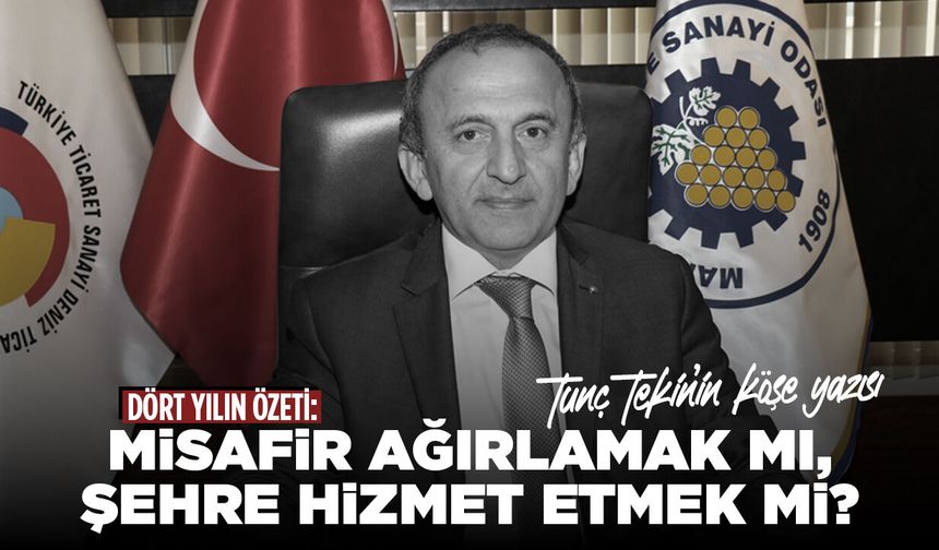 Dört Yılın Özeti: Misafir Ağırlamak mı, Şehre Hizmet Etmek mi?