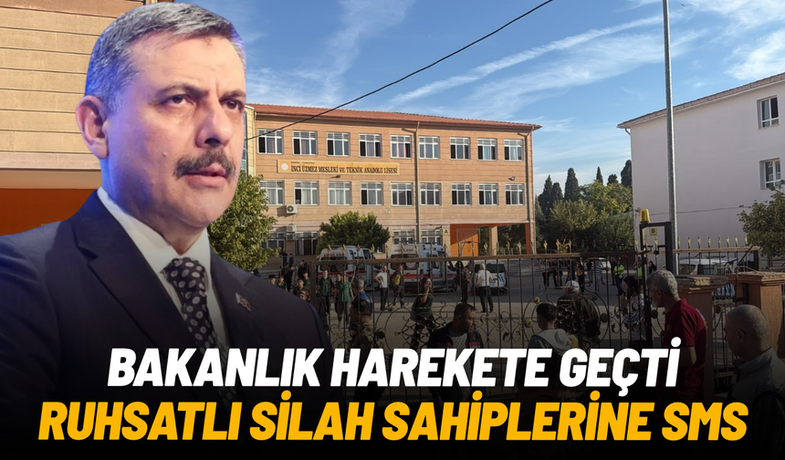 İçişleri Bakanlığı harekete geçti: Okul güvenliği için Manisa’da silah tedbiri