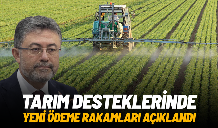 Tarım desteklerinde yeni ödeme rakamları açıklandı