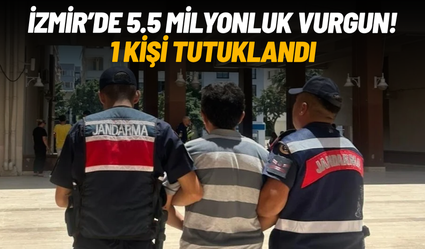 İzmir'de 5.5 milyon liralık kablo hırsızlığı: 1 tutuklama