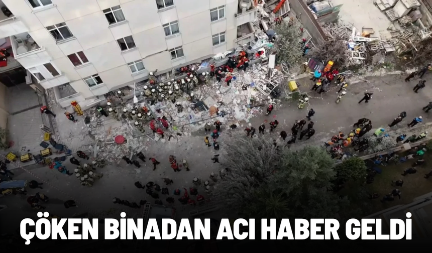 Maltepe'de çöken binadan acı haber geldi
