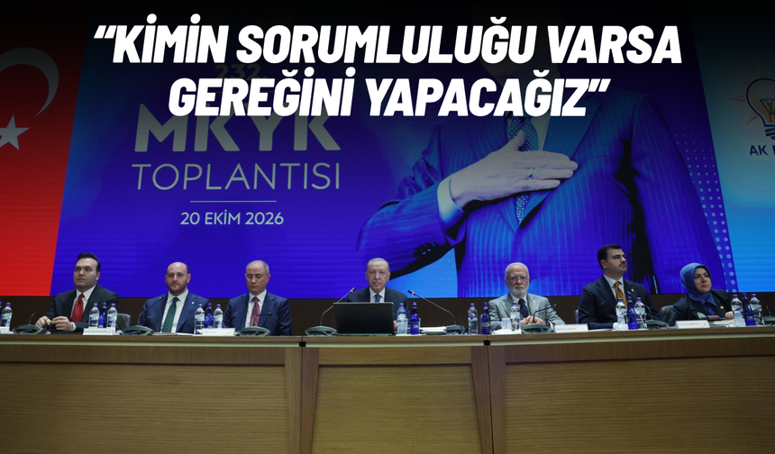 Cumhurbaşkanı Erdoğan: "(Fon Soruşturması) Kimin sorumluluğu varsa gereğini yapacağız"