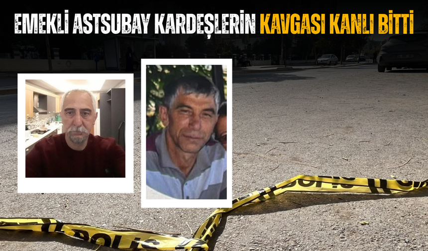 İzmir'de acı olay: Emekli astsubay kardeşlerin kavgası kanlı bitti