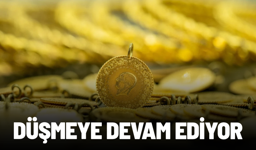 Altında düşüş sürüyor: Gram altın 6 bin 430 liraya geriledi