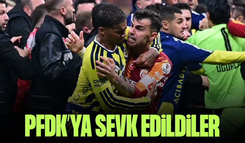 Galatasaray-Fenerbahçe derbisinin ardından PFDK sevkleri açıklandı
