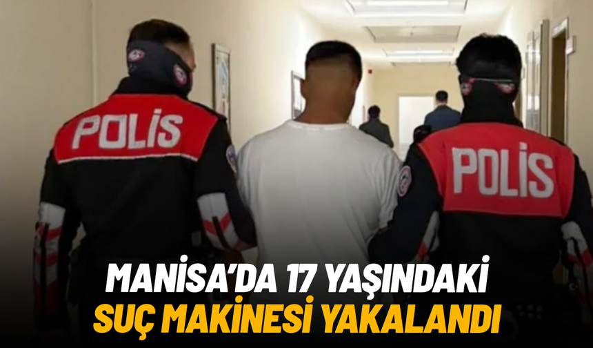 Manisa'da 152 yıl hapis cezasıyla aranan 17 yaşındaki şüpheli parkta yakalandı
