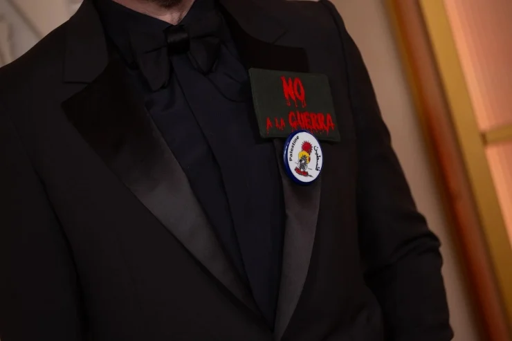 2026 03 16 Javier Bardem Savasa Hayir Oscars Org