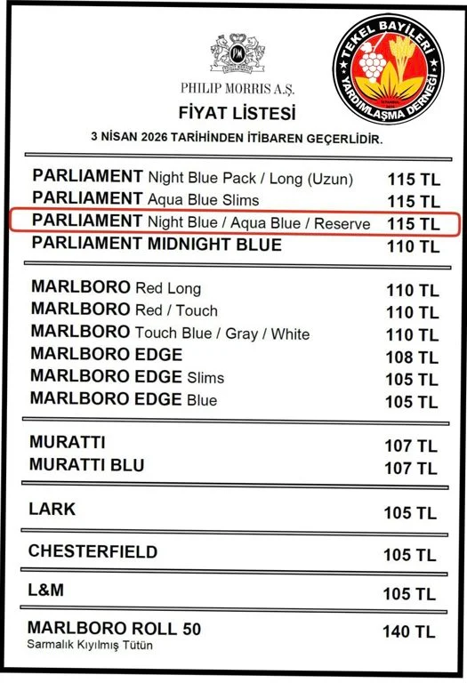 Uc Sigara Markasina Zam