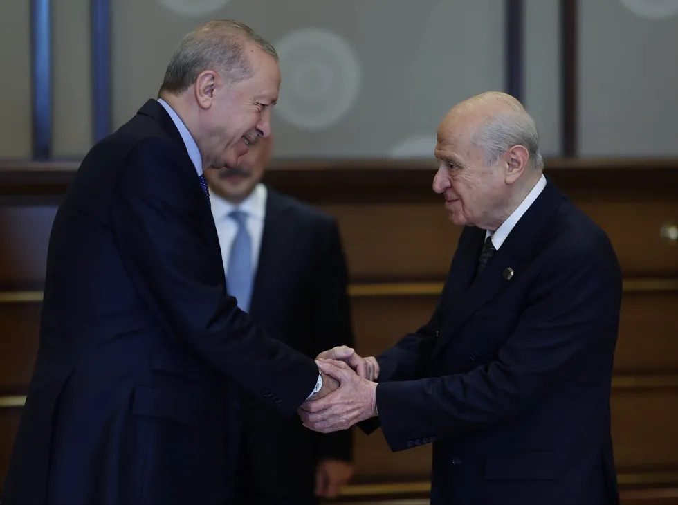 0X0 Baskan Recep Tayyip Erdogan Mhp Lideri Bahceli Ile Gorusuyor Gundem Cerceve Yasa 1786015141855