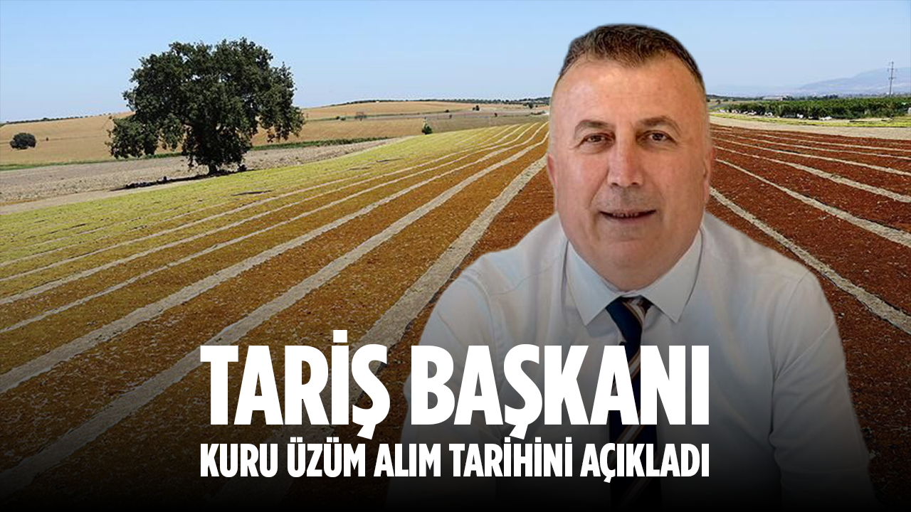 TARİŞ Üzüm Birliği kuru üzüm alım tarihini açıkladı