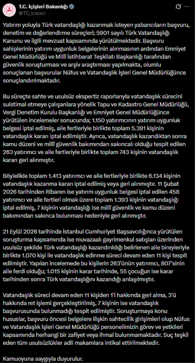 Icisleri Bakanligi 6 Bin 134 K 20258043 1913 1 M