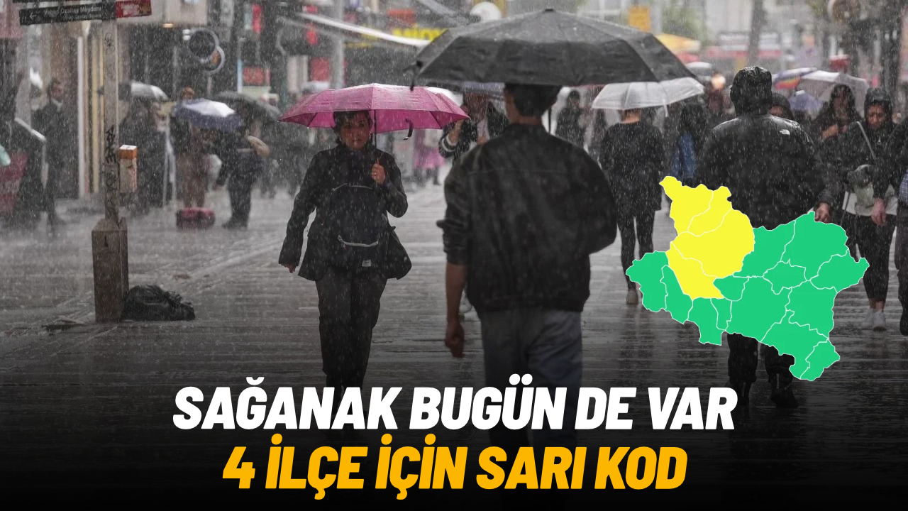 Manisa'da 4 ilçe için sarı kodlu uyarı!